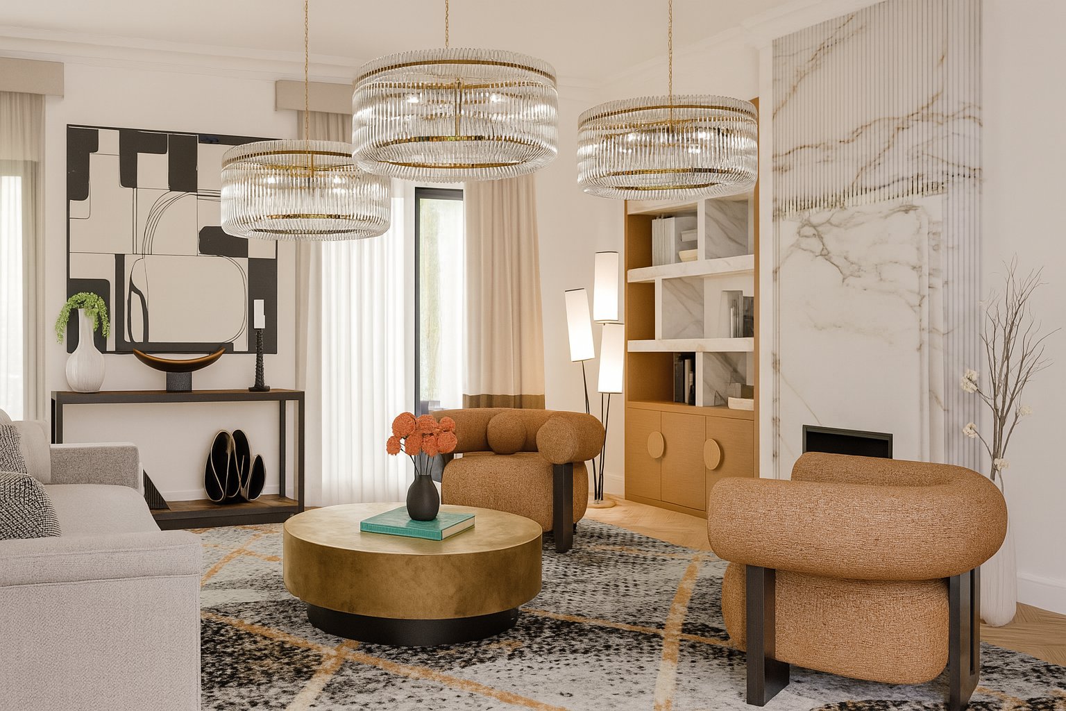 Contemporary Luxe Interior Style | at Olivia's