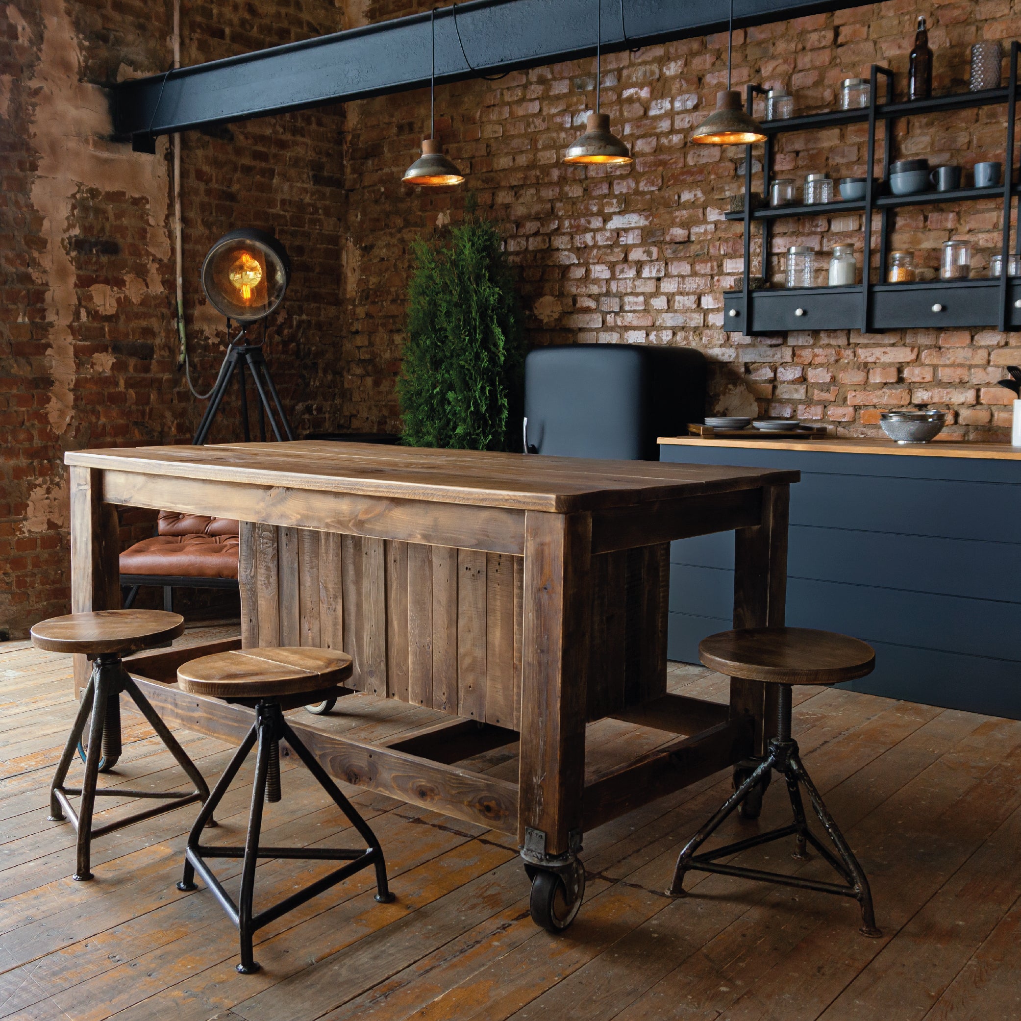 Rustic-Vintage Industrial Decor photo