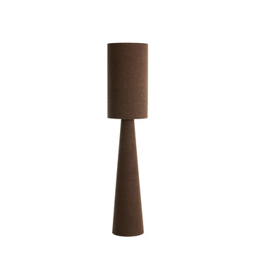 Micky Bouclé Floor Lamp - Brown Light & Living 1