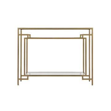 Architect Console Table - Gold AndrewMartin 1