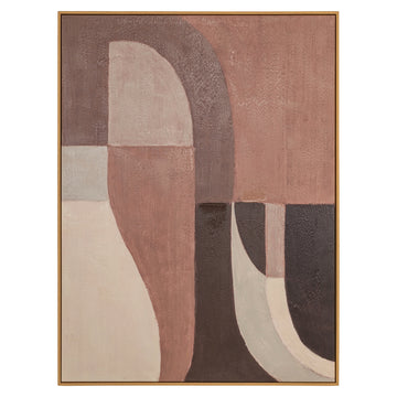Tatu Left Wall Art - Brown