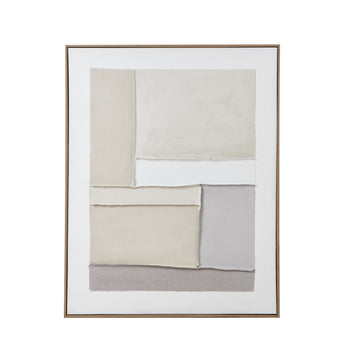Contempo Alpha Framed Canvas Painting