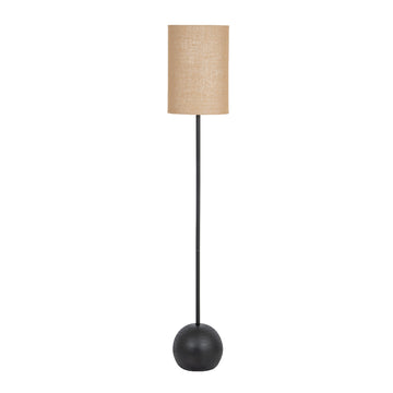 Cannon Hessian Shade Floor Lamp