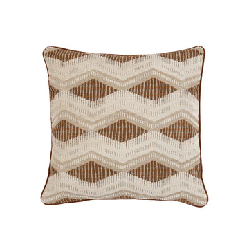 Alto Jacquard Cushion 50x50cm - Rust