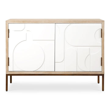 Weimar 2 Door White Cabinet