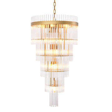 Yara Chandelier - Antique Brass
