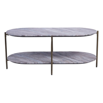 Toronto Oval Coffee Table - Marble Libra 1