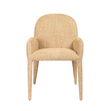 Eska Carver Upholstered Dining Chair Wheat - Beige Libra 1