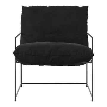Brooklyn Accent Chair - Black Velvet LPD Home 1