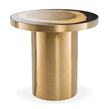 Eichholtz Concord Side Table in Brushed Brass Finish