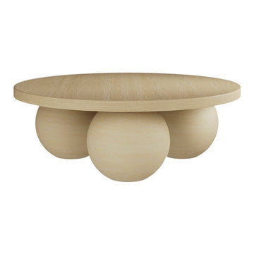 Lourdes Round Coffee Table - Calico LPD Home 1