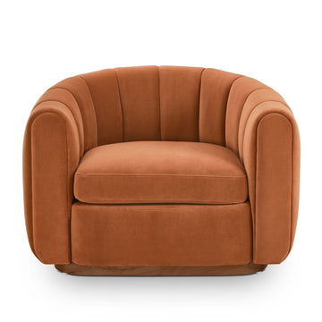 Arles Occasional Chair - Melbourne Clay & Natural Wood