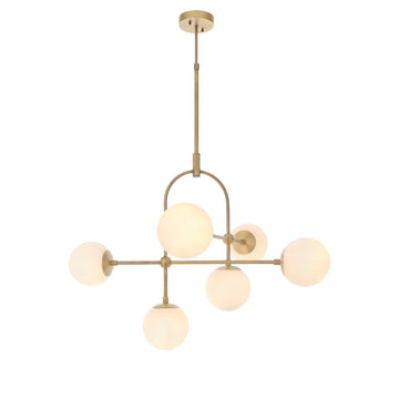 Bella 6 Light Pendant Light - Gold Endon 1