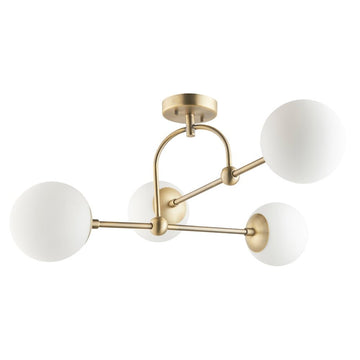 Bella 4 Light Ceiling Light - Gold Endon 1