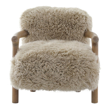 Baaab Faux Sheepskin Armchair Keiichi 1