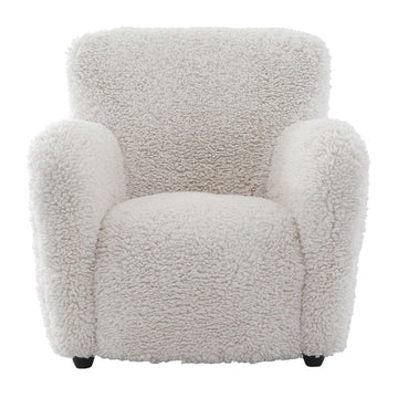 Kemerton Faux Fur Accent Chair Keiichi 1