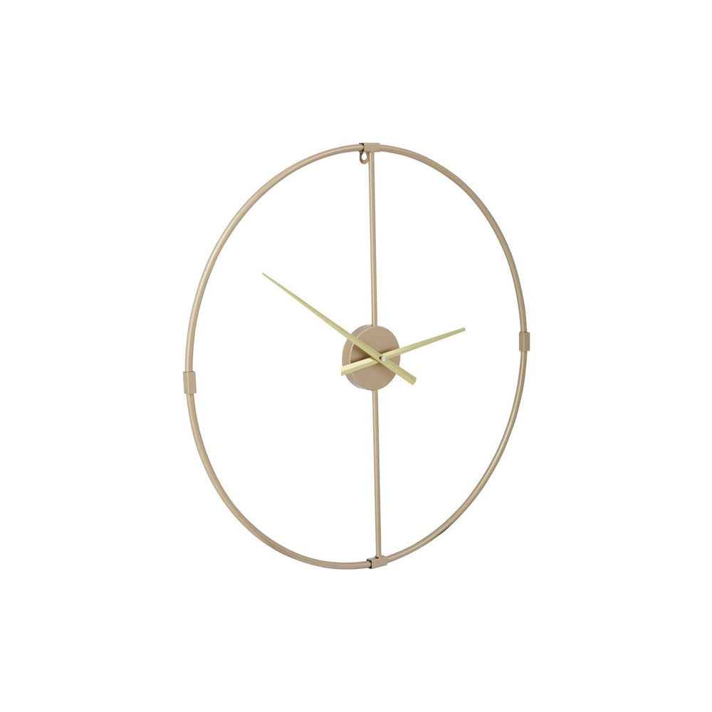 Olivia's Ruth Brushed Antique Brass Round Wall Clock