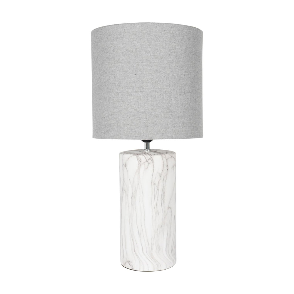 Raw marble clearance table lamp