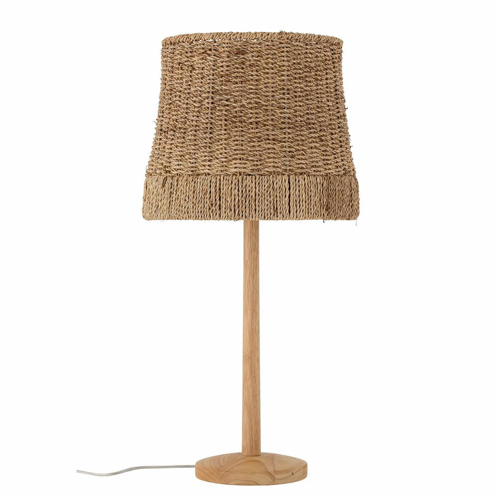 Natural rattan online table lamp