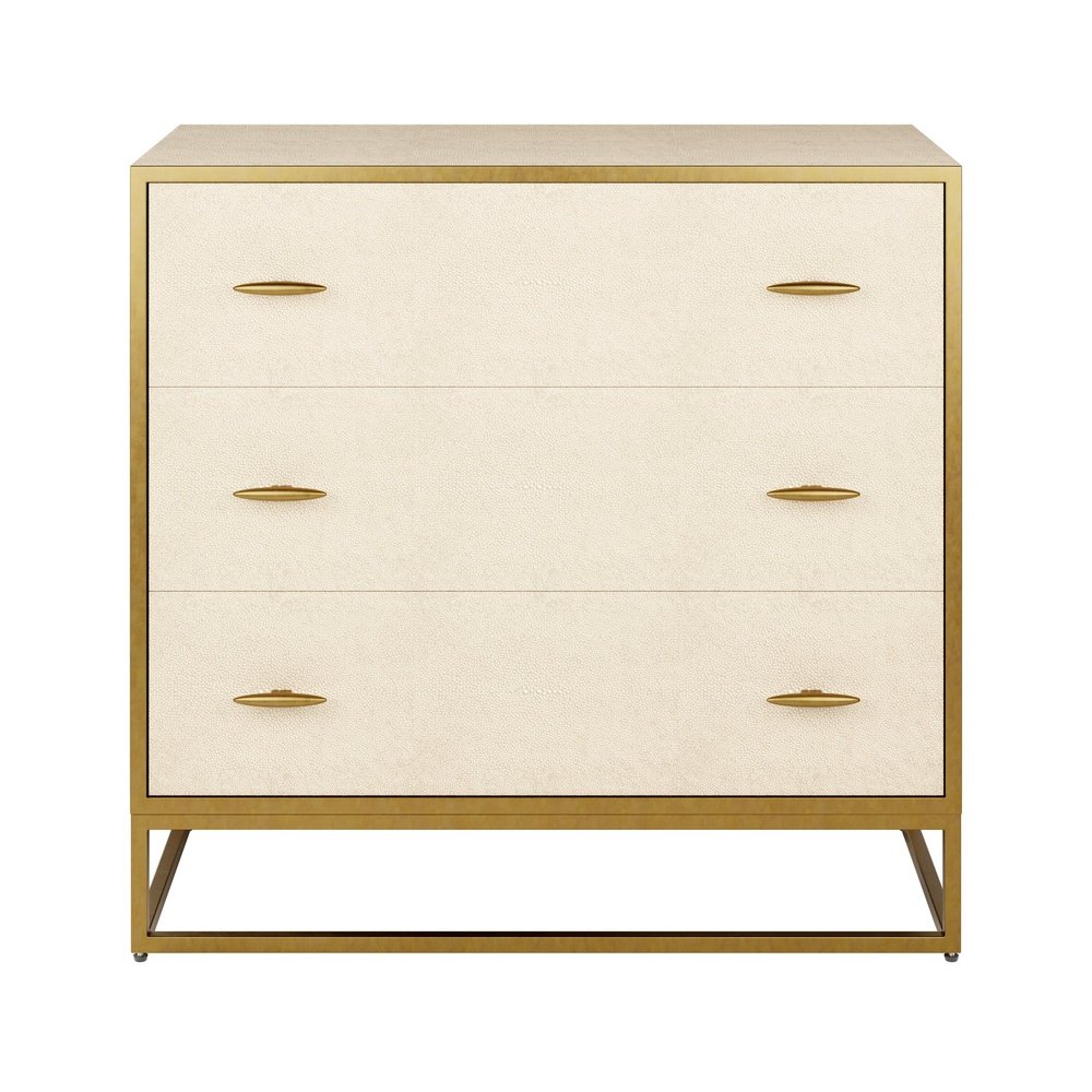 Hampton Chest of Drawers - Ivory Shagreen | Olivia's Hampton Chest of Drawers - Ivory Shagreen | Olivia's