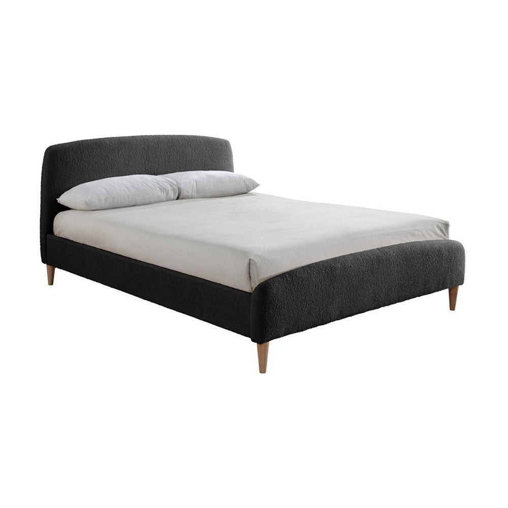 Flack upholstered clearance platform bed