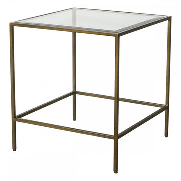 Gallery Interiors Rothbury Side Table in Bronze