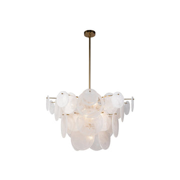 Adagio Pendant Lamp - White Antique Brass LiangAndEimil 1