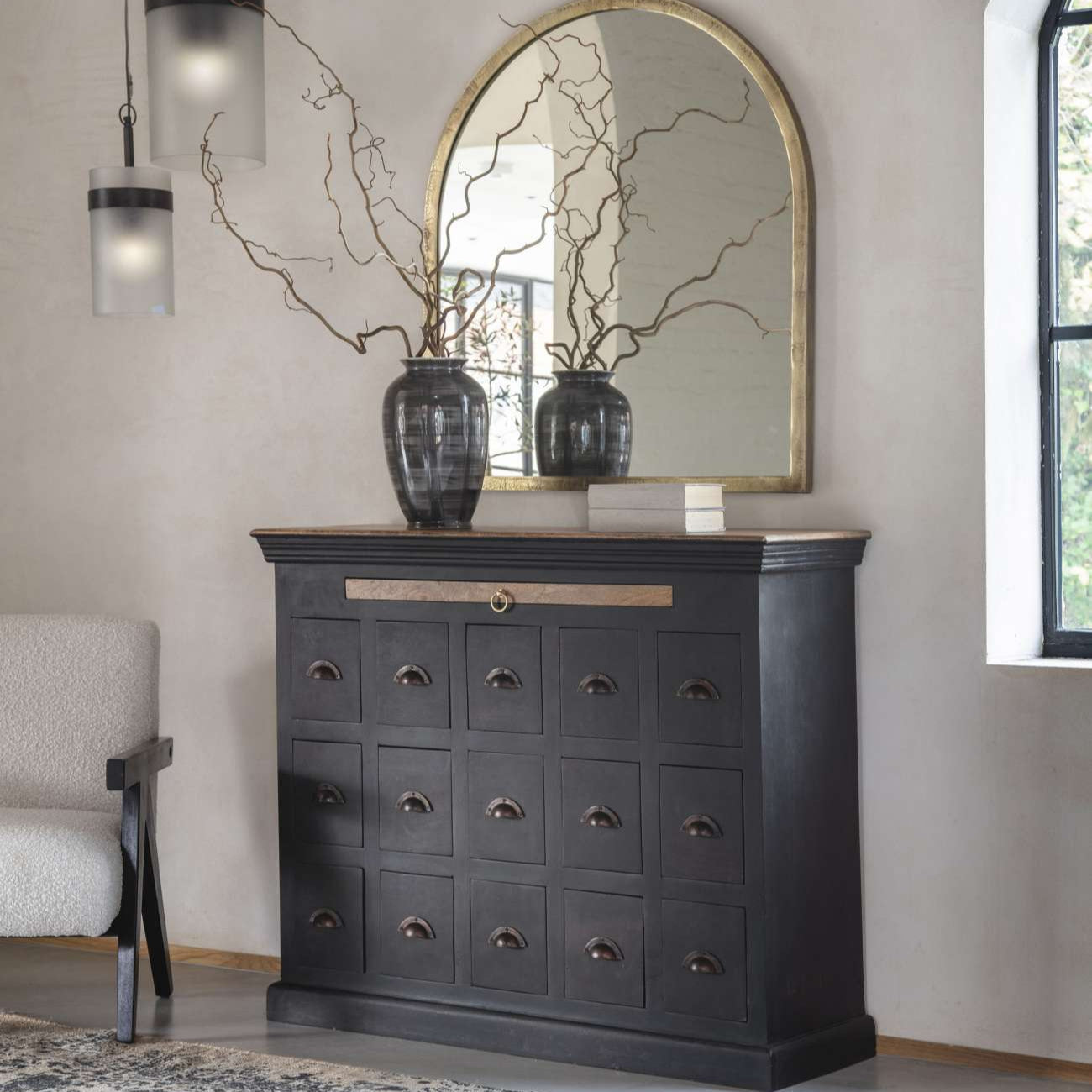 Brushed Brass Mirrors