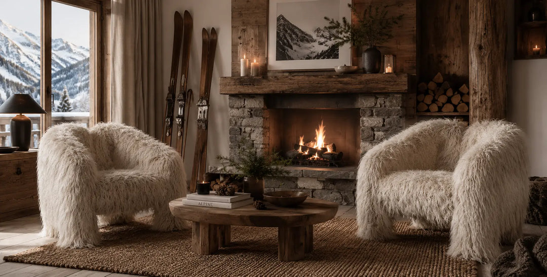 alpine home edit, ski chalet interiors