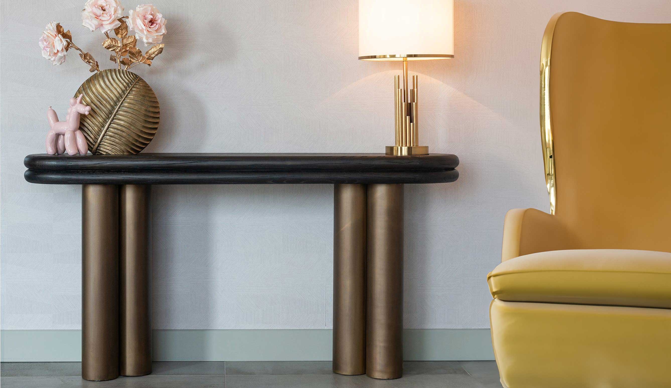 Gold Console Tables