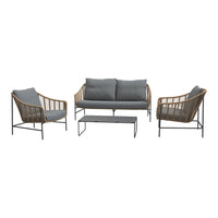 4 Seasons Outdoor Timor 4 Seater Lounge Set