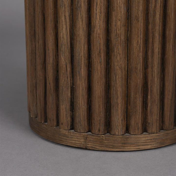 Arda Round Side Table - Walnut Dutchbone 4