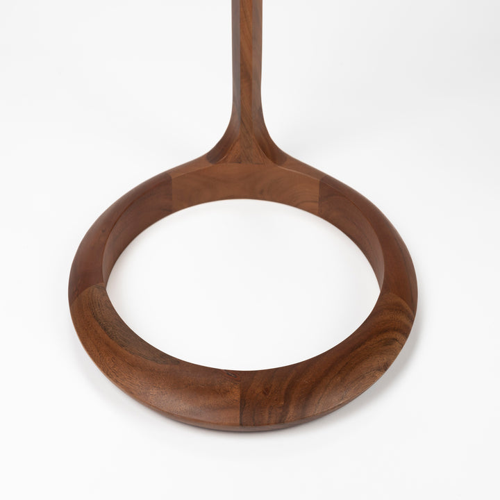 Doppio Round Side Table - Dark Wood Zuiver 6