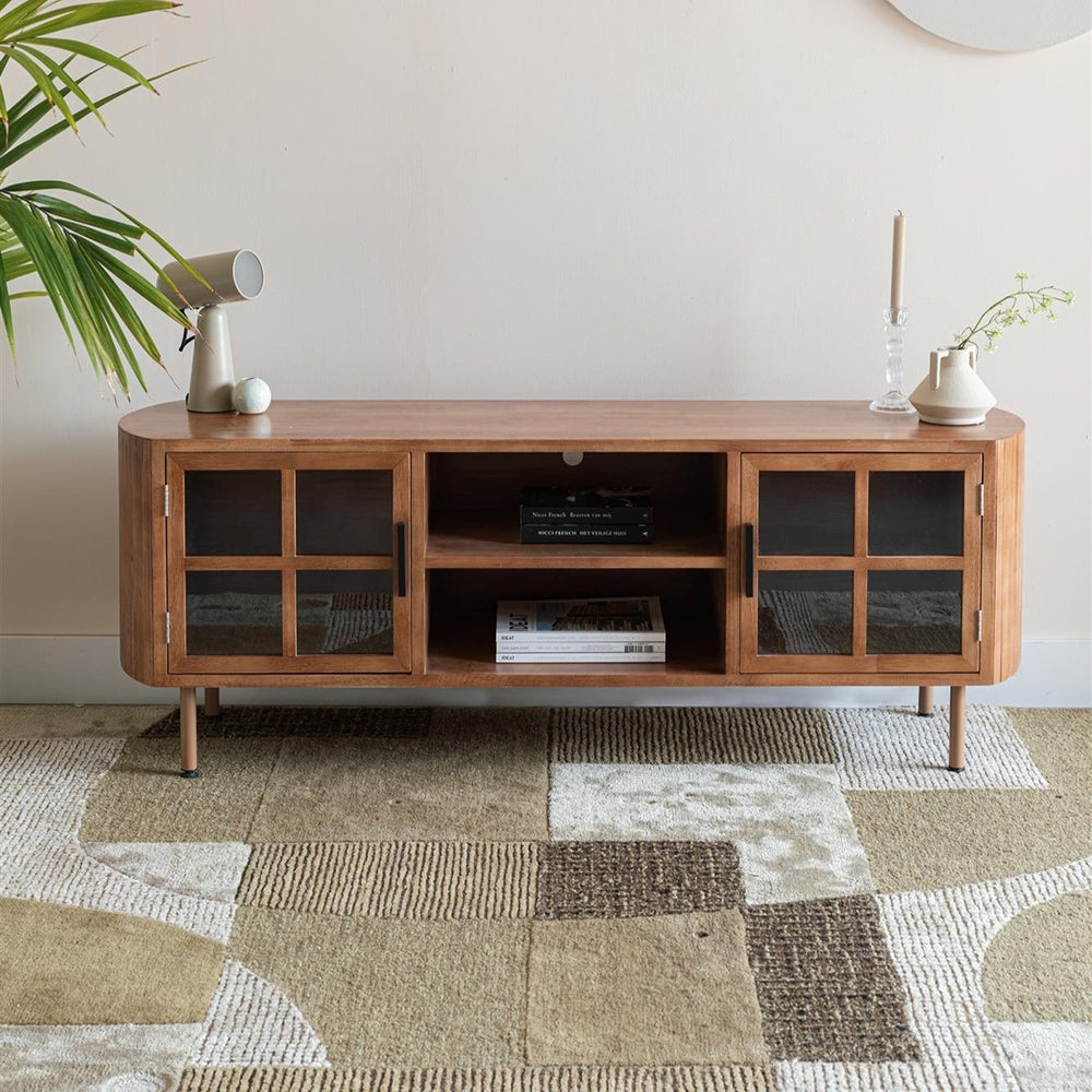 Yaz Low Sideboard - Rubber Wood Zuiver 2
