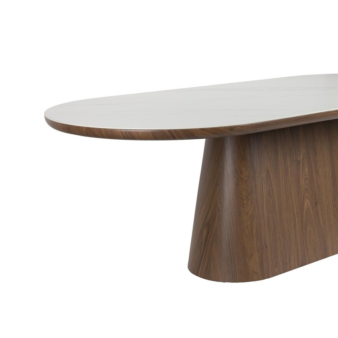 Almira Oval Dining Table - Walnut Zuiver 3