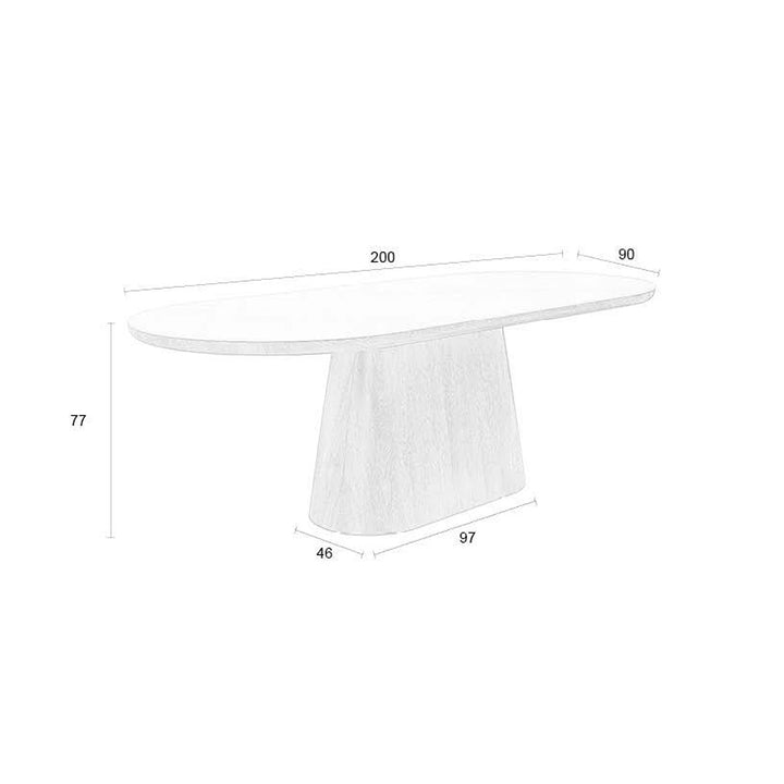 Almira Oval Dining Table - Oak Zuiver 8