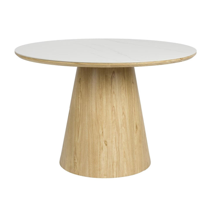 Almira Round Dining Table - Oak Zuiver 1