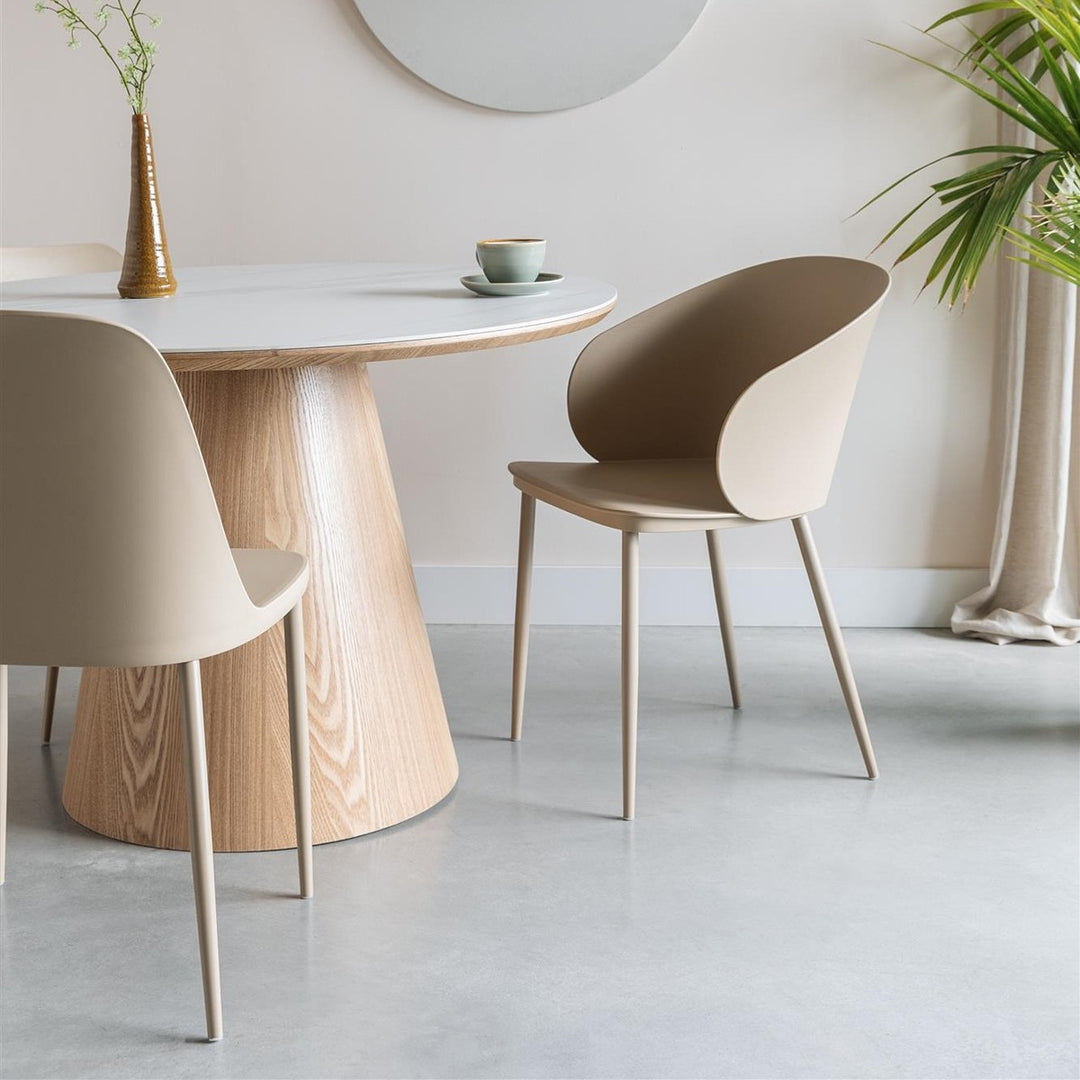 Almira Round Dining Table - Oak Zuiver 2