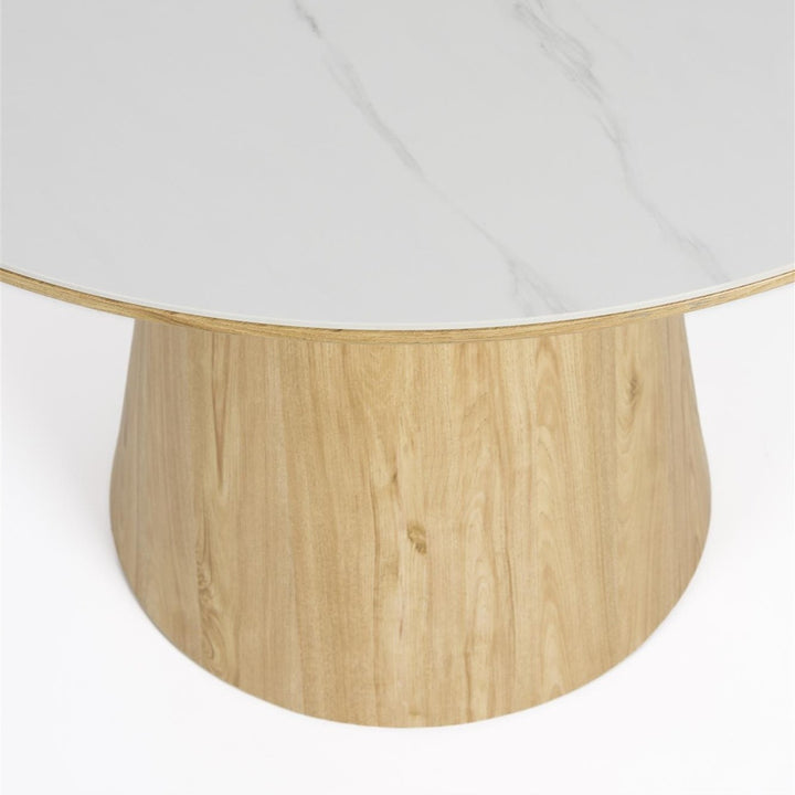 Almira Round Dining Table - Oak Zuiver 6