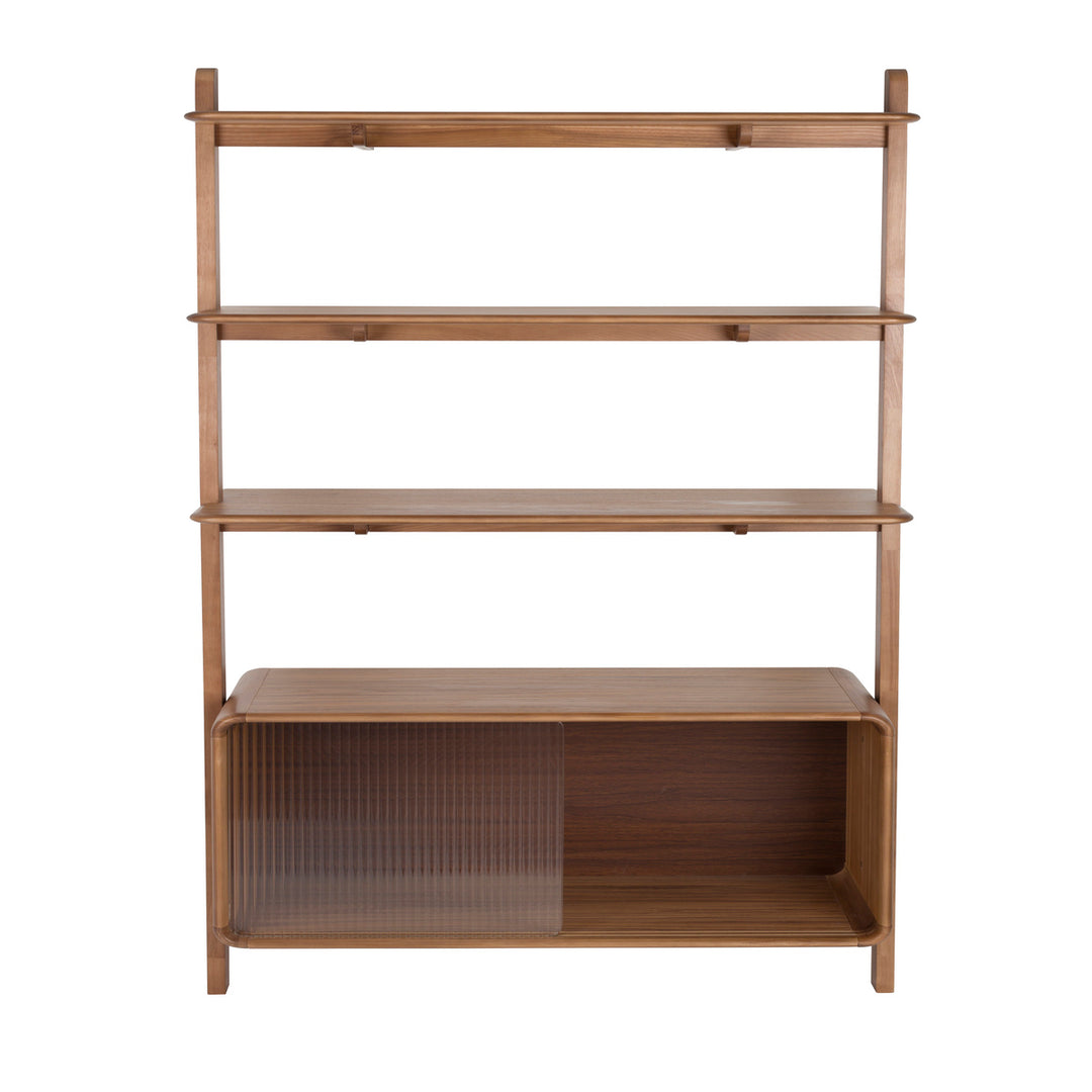 Rise Shelving Unit - Walnut Zuiver 1