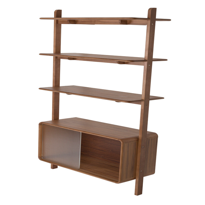 Rise Shelving Unit - Walnut Zuiver 4