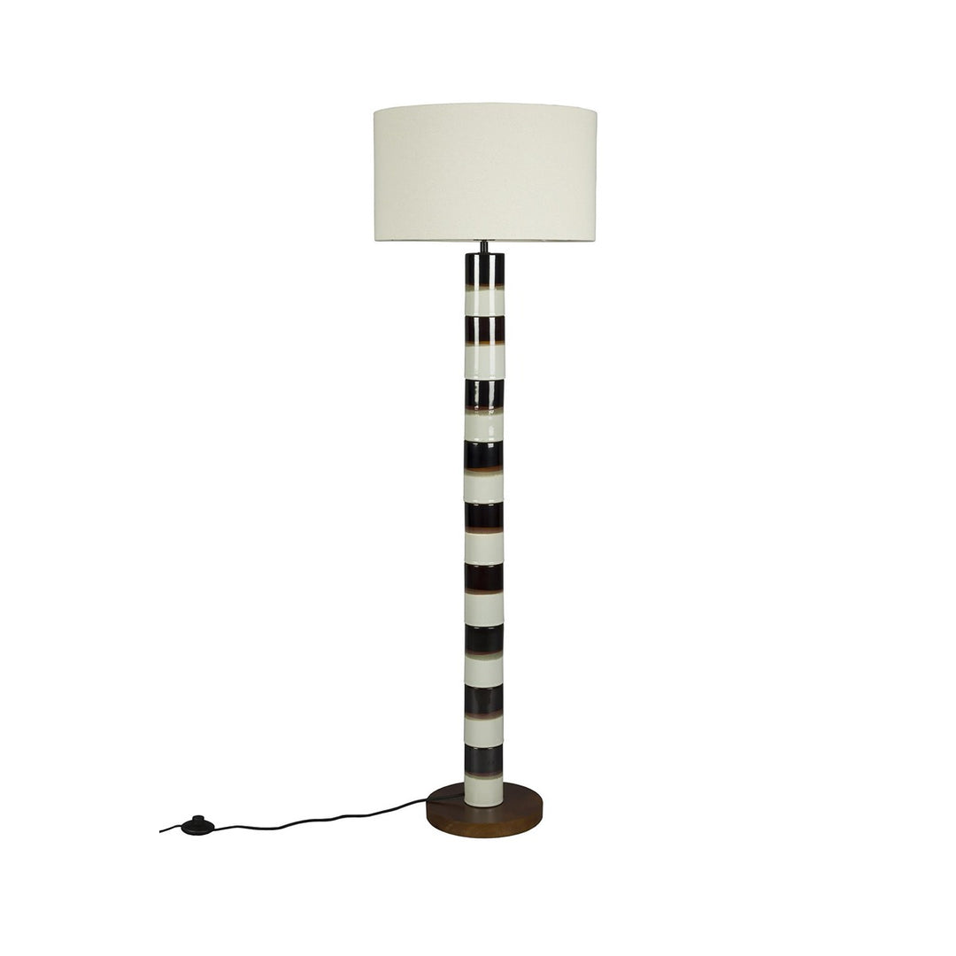 Vertigo Floor Lamp - Black & White Dutchbone 1