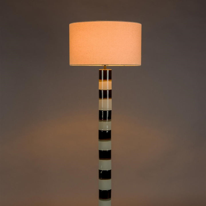 Vertigo Floor Lamp - Black & White Dutchbone 2