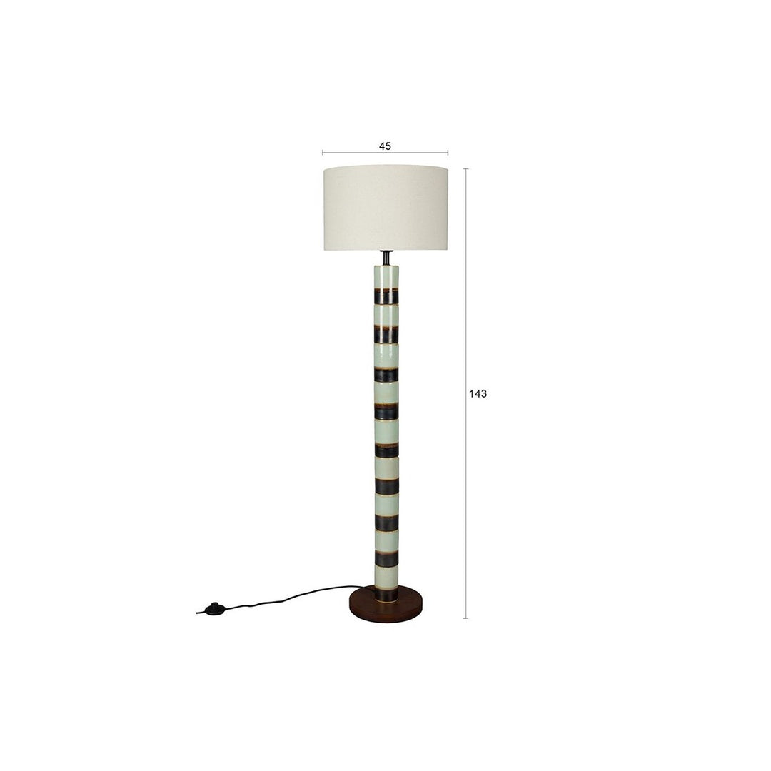 Vertigo Floor Lamp - Black & White Dutchbone 7