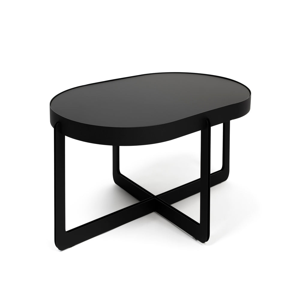 Centre Oval Coffee Table - Black Zuiver 2