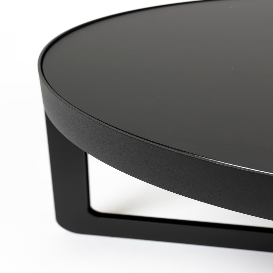 Centre Oval Coffee Table - Black Zuiver 4
