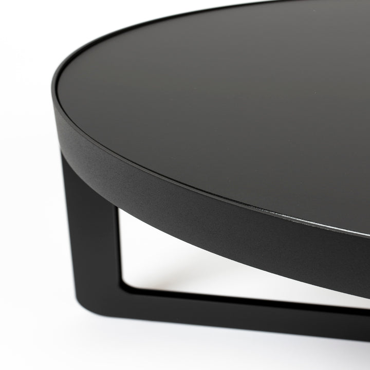 Centre Oval Coffee Table - Black Zuiver 4