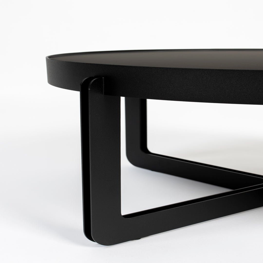 Centre Round Coffee Table - Black Zuiver 3