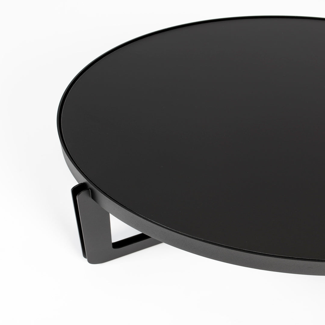 Centre Round Coffee Table - Black Zuiver 4
