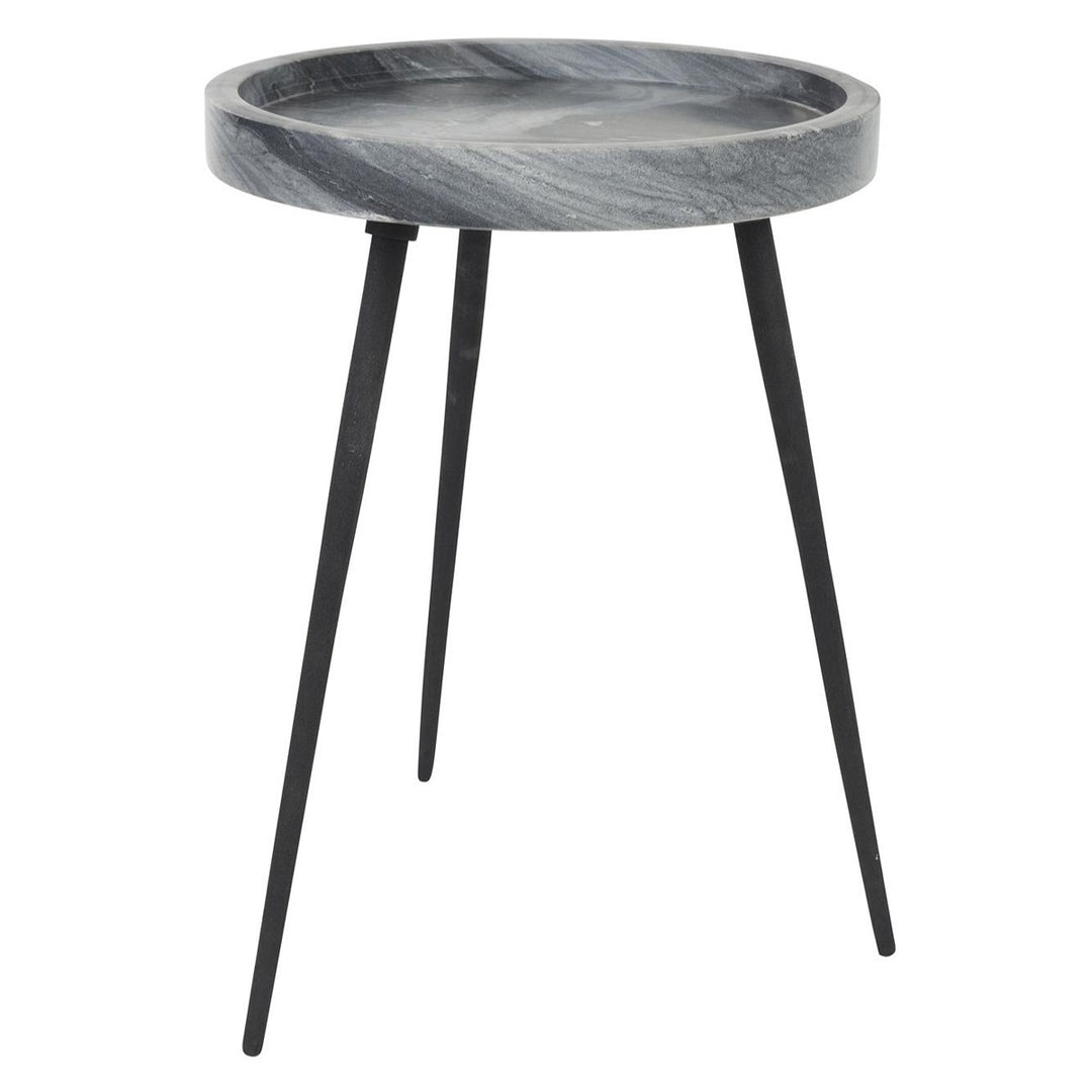Karrara Round Side Table - Grey Zuiver 1